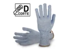 Guante mecánico y táctil con protección al corte y alimentación KMG700CS