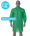 5400V Bata de Polipropileno 25g Cierre Velcro - Talla XL Verde