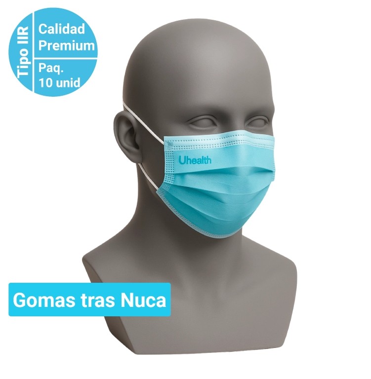 Mascarilla Quirúrgica IIR Tras Nuca Luhepa